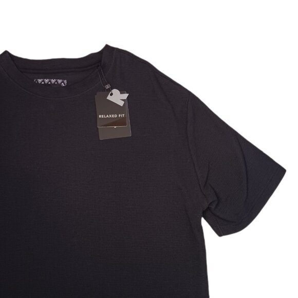 Denim & Flower Ricky Singh Mens Small T Shirt Black Short Sleeve Relaxed Fit - Picture 4 of 6